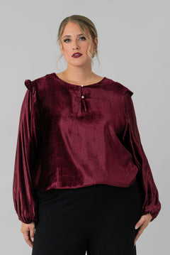 HAZEL TOP plus-size - AMOUR781