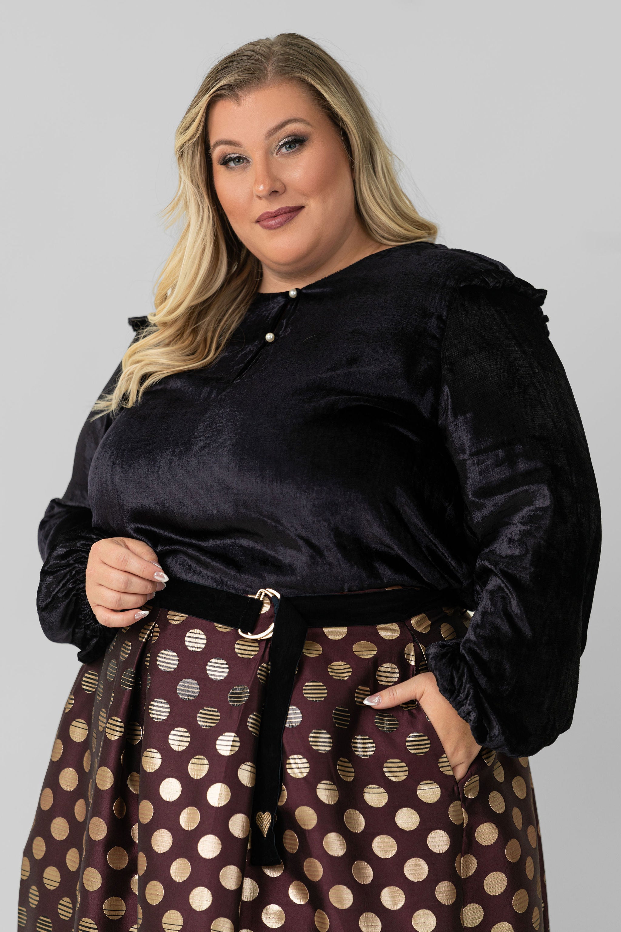 HAZEL TOP plus-size - AMOUR781