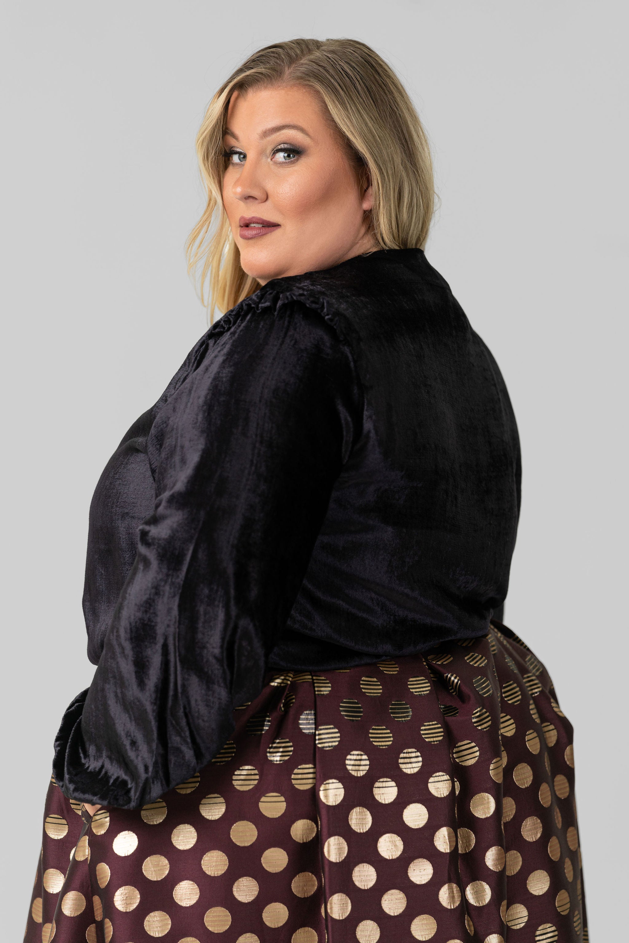 HAZEL TOP plus-size - AMOUR781