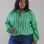 TINA BLOUSE plus-size - AMOUR781