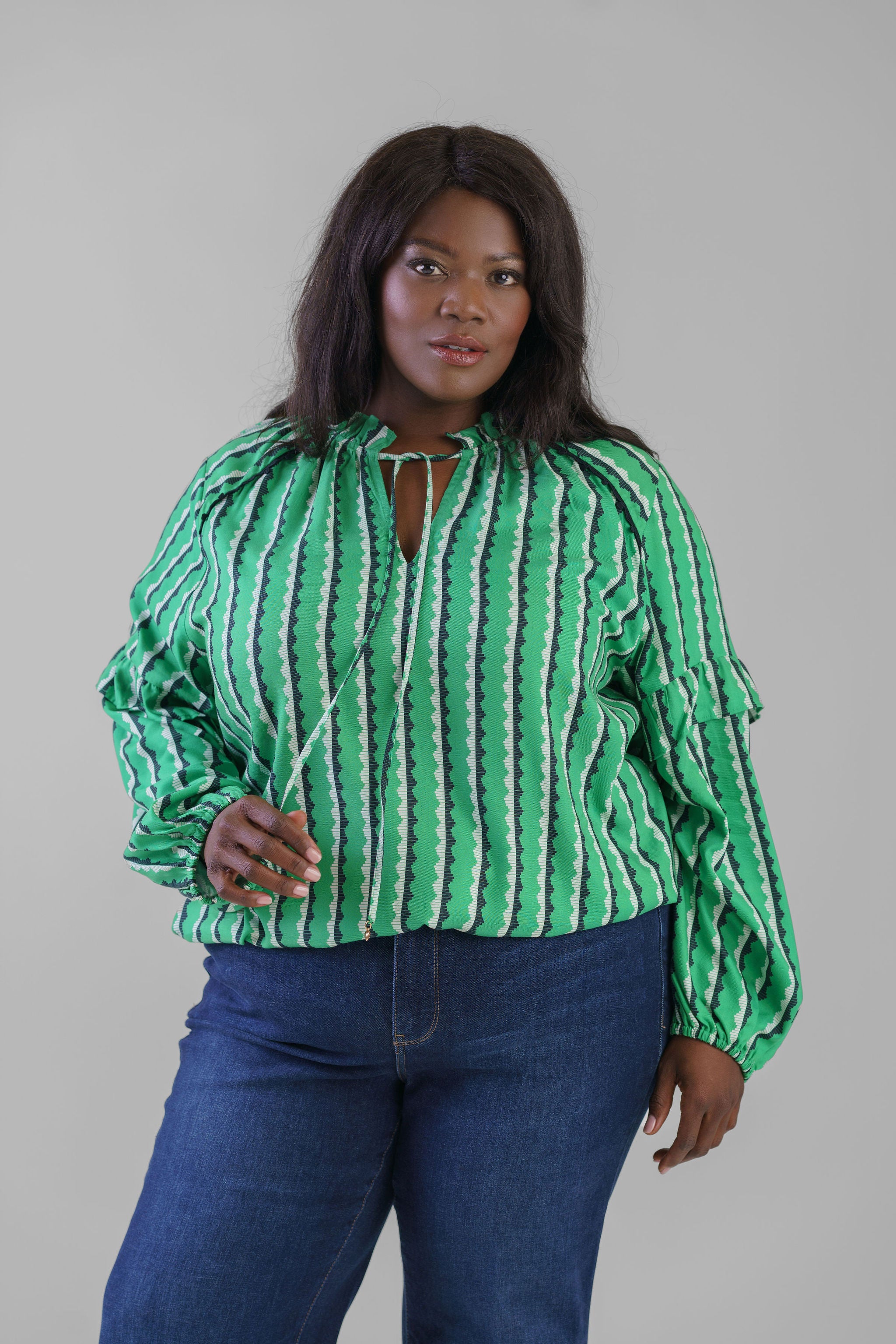 TINA BLOUSE plus-size - AMOUR781