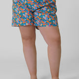 MIA SHORTS - BLUE plus-size - AMOUR781
