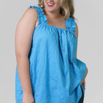SILVIA TOP BLUE - AMOUR781