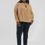 LEEMA SILK SHIRT WITH POCKET plus-size - AMOUR781