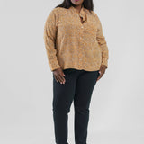 LEEMA SILK SHIRT WITH POCKET plus-size - AMOUR781