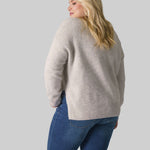 SIDE SLIT GRANDPA CARDIE plus-size - AMOUR781