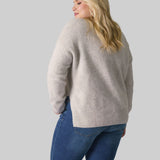 SIDE SLIT GRANDPA CARDIE plus-size - AMOUR781