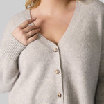 SIDE SLIT GRANDPA CARDIE plus-size - AMOUR781