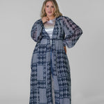 TRISH LONG DUSTER GAUZE plus-size - AMOUR781