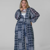 TRISH LONG DUSTER GAUZE plus-size - AMOUR781
