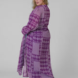 TRISH LONG DUSTER GAUZE plus-size - AMOUR781