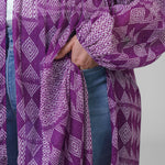 TRISH LONG DUSTER GAUZE plus-size - AMOUR781