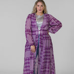 TRISH LONG DUSTER GAUZE plus-size - AMOUR781