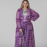 TRISH LONG DUSTER GAUZE plus-size - AMOUR781