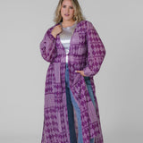 TRISH LONG DUSTER GAUZE plus-size - AMOUR781