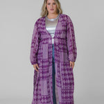 TRISH LONG DUSTER GAUZE plus-size - AMOUR781