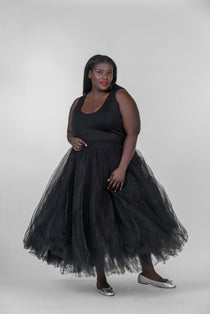 CIRQUE TULLE SKIRT plus-size - AMOUR781