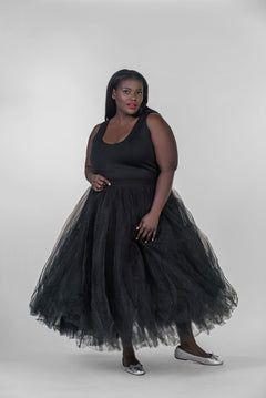 CIRQUE TULLE SKIRT plus-size - AMOUR781