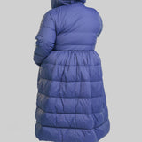 FEATHER DOWN COAT with HOOD plus-size - AMOUR781