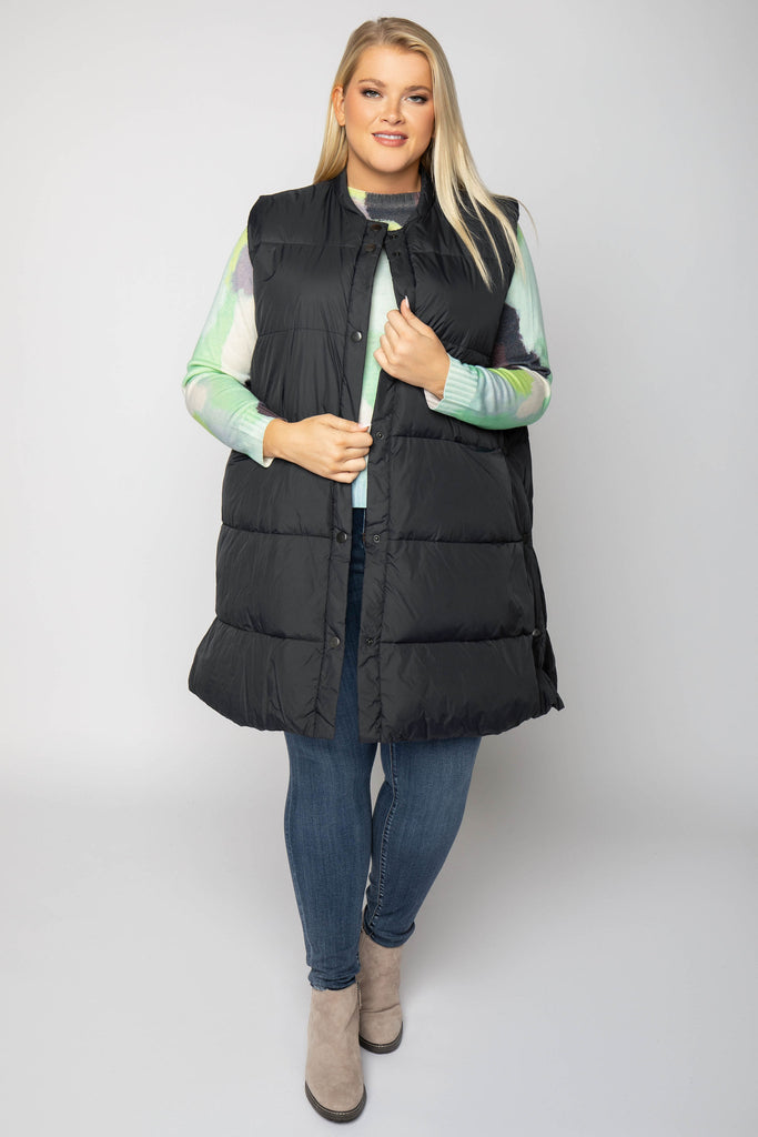 FEATHER DOWN VEST - AMOUR781