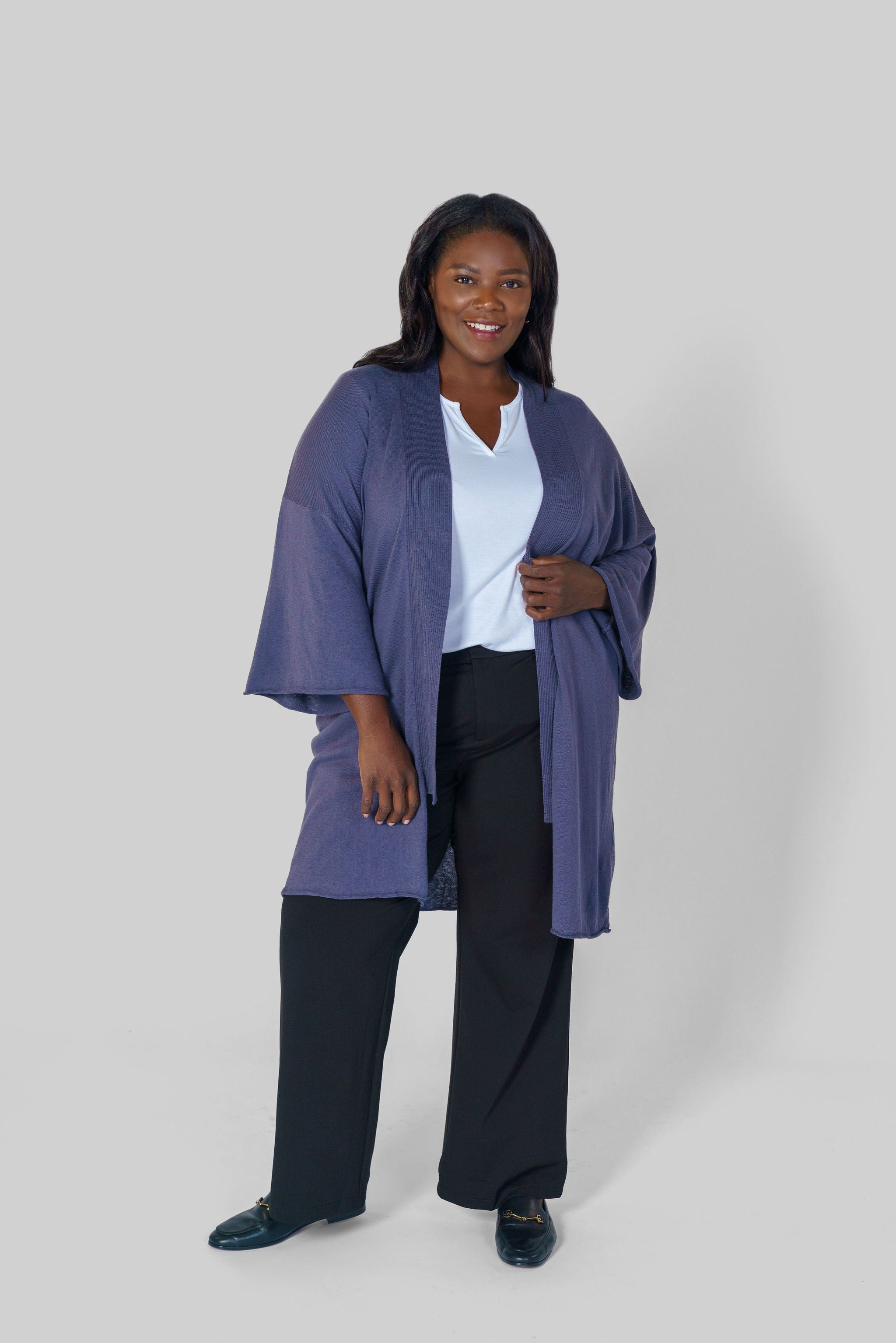 MULLEIN COTTON CARDIGAN plus-size - AMOUR781