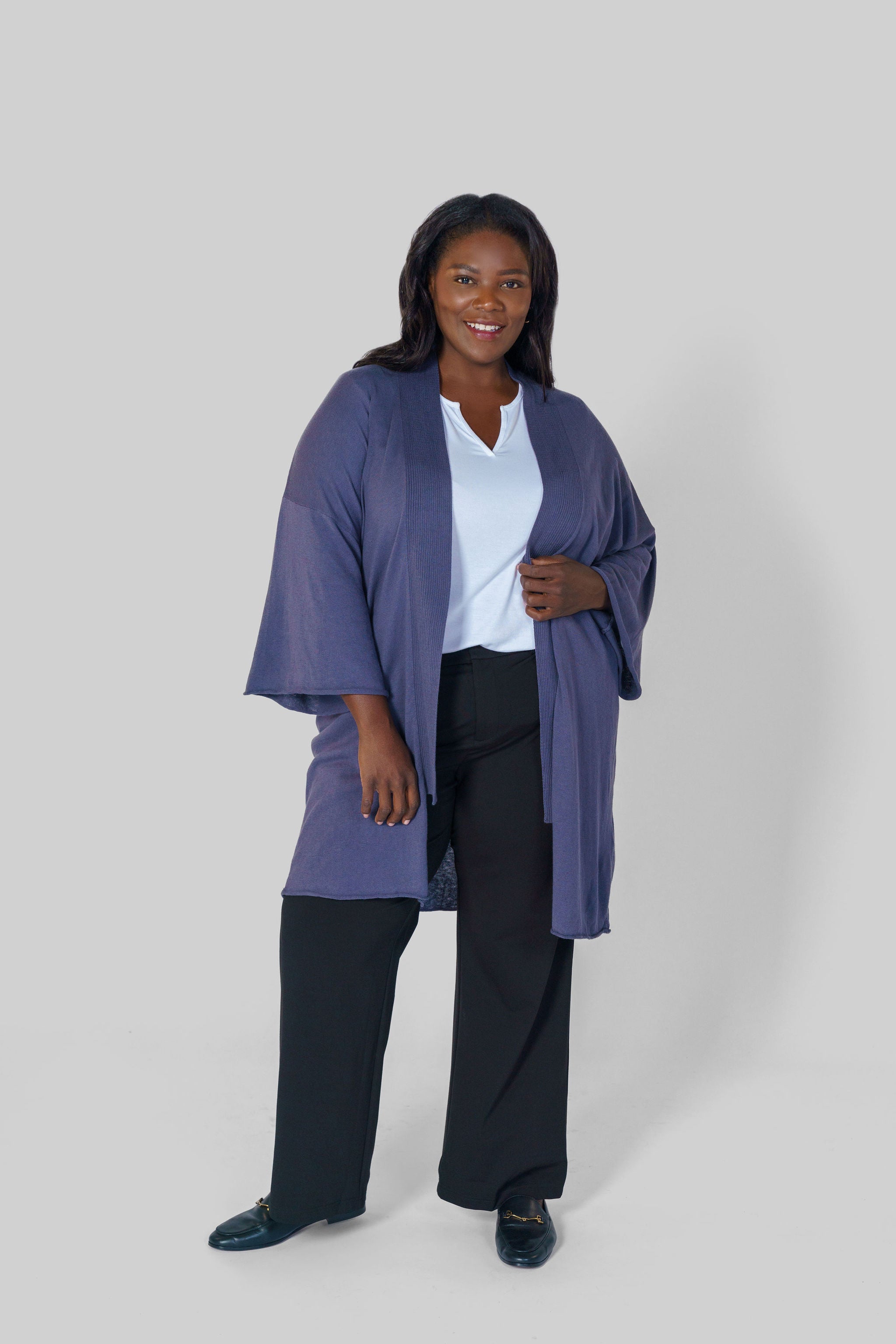 MULLEIN COTTON CARDIGAN plus-size - AMOUR781