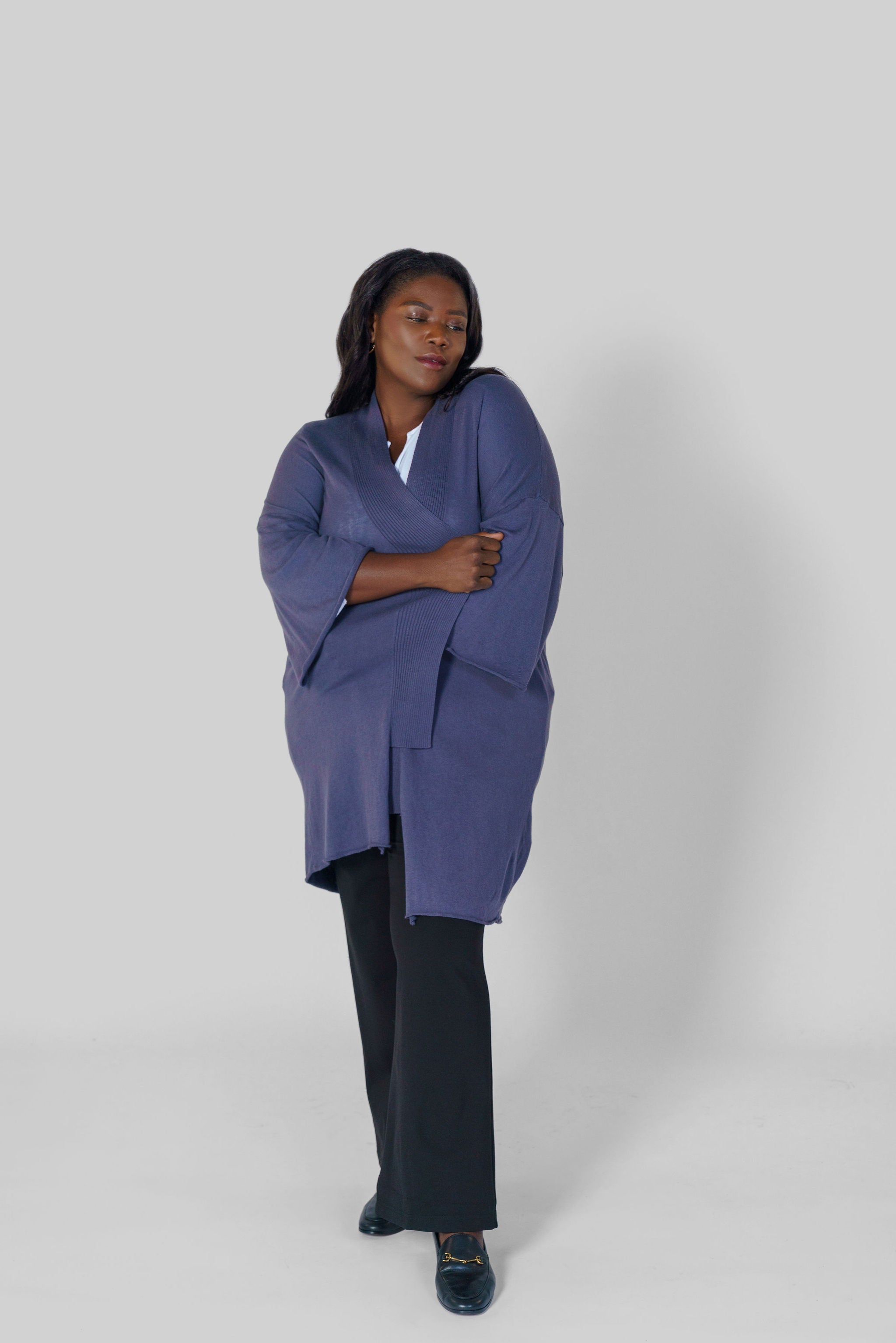 MULLEIN COTTON CARDIGAN plus-size - AMOUR781