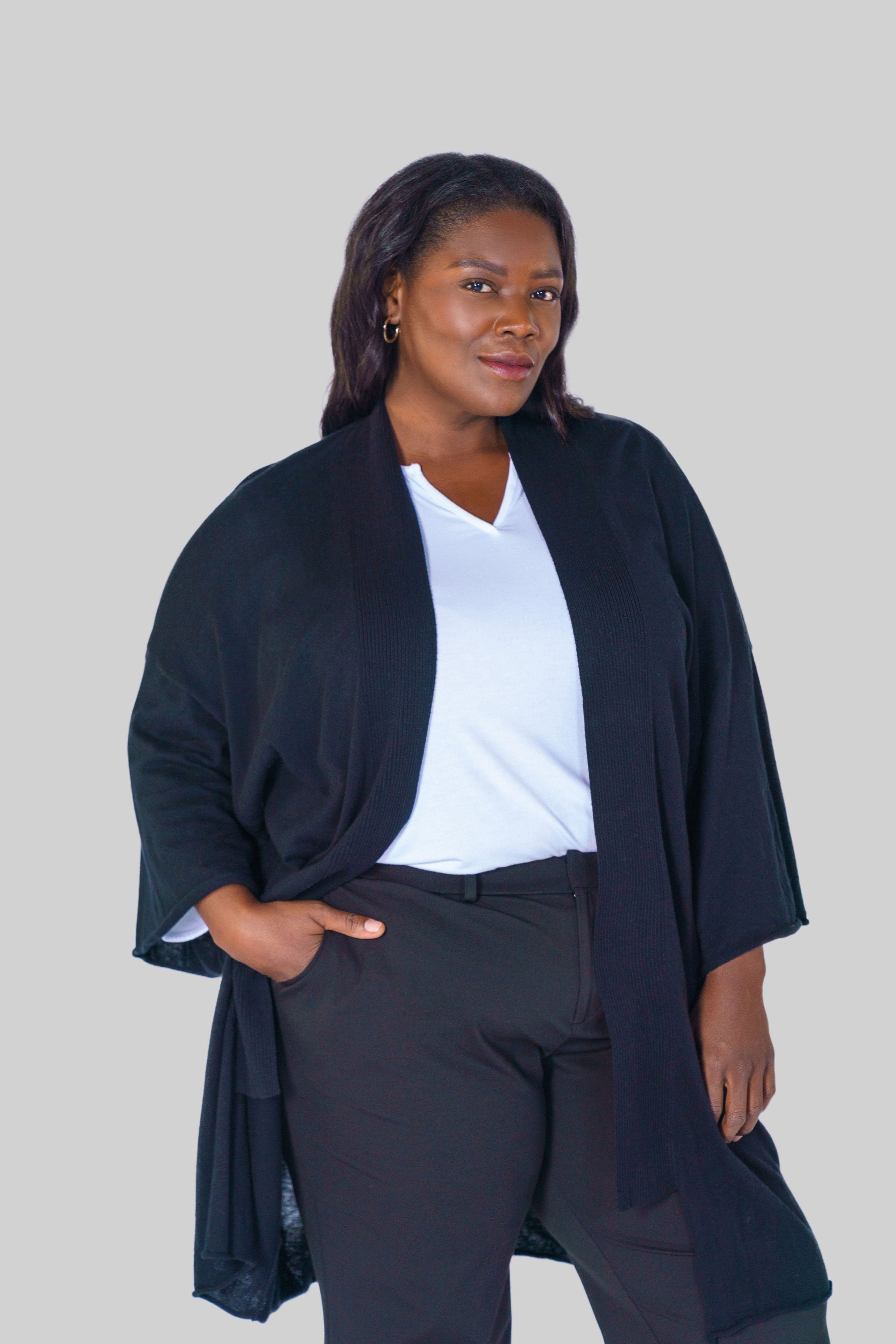 MULLEIN COTTON CARDIGAN plus-size - AMOUR781