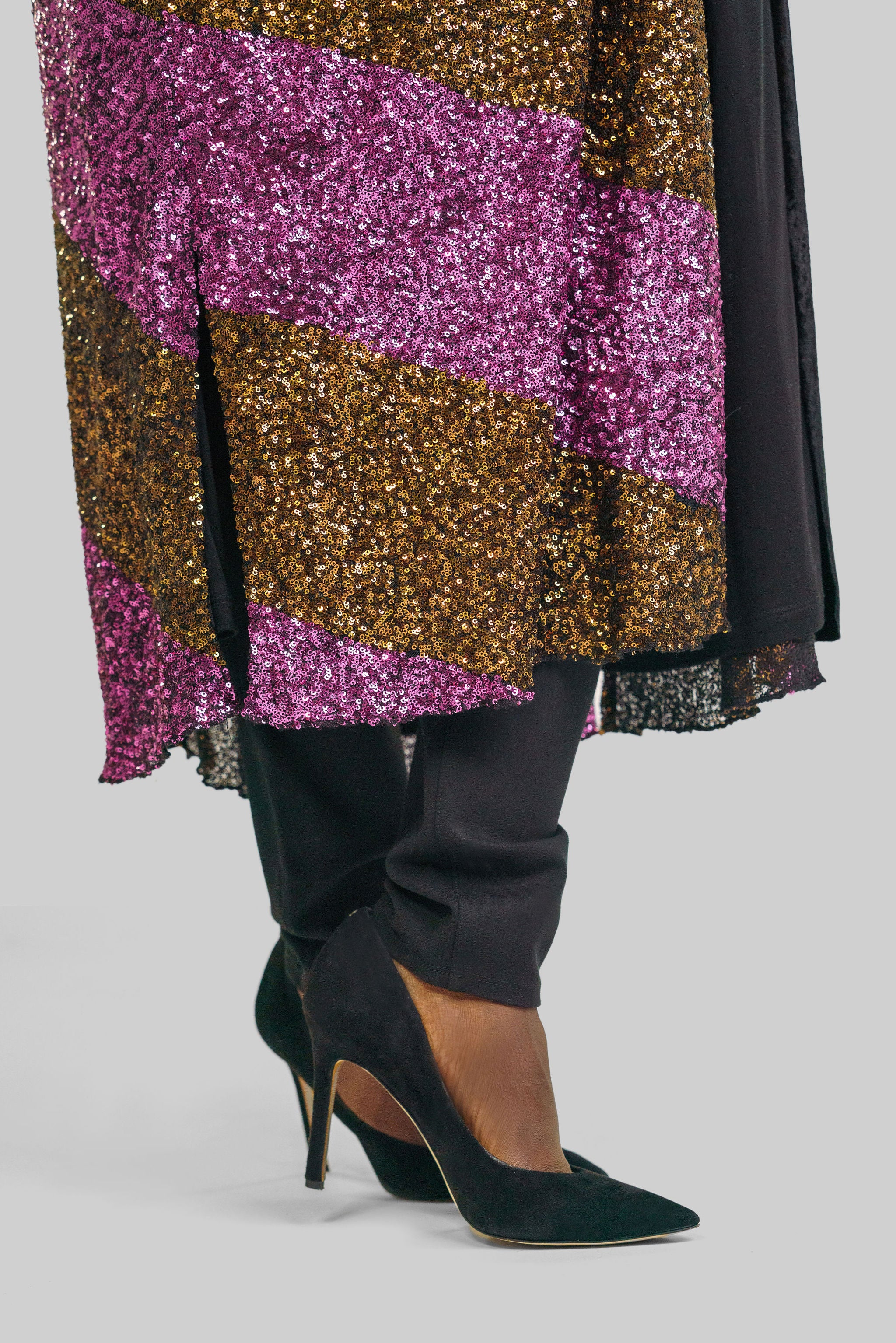SEQUIN DUSTER plus-size - AMOUR781