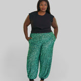 SEQUIN GREEN JOGGERS plus-size - AMOUR781