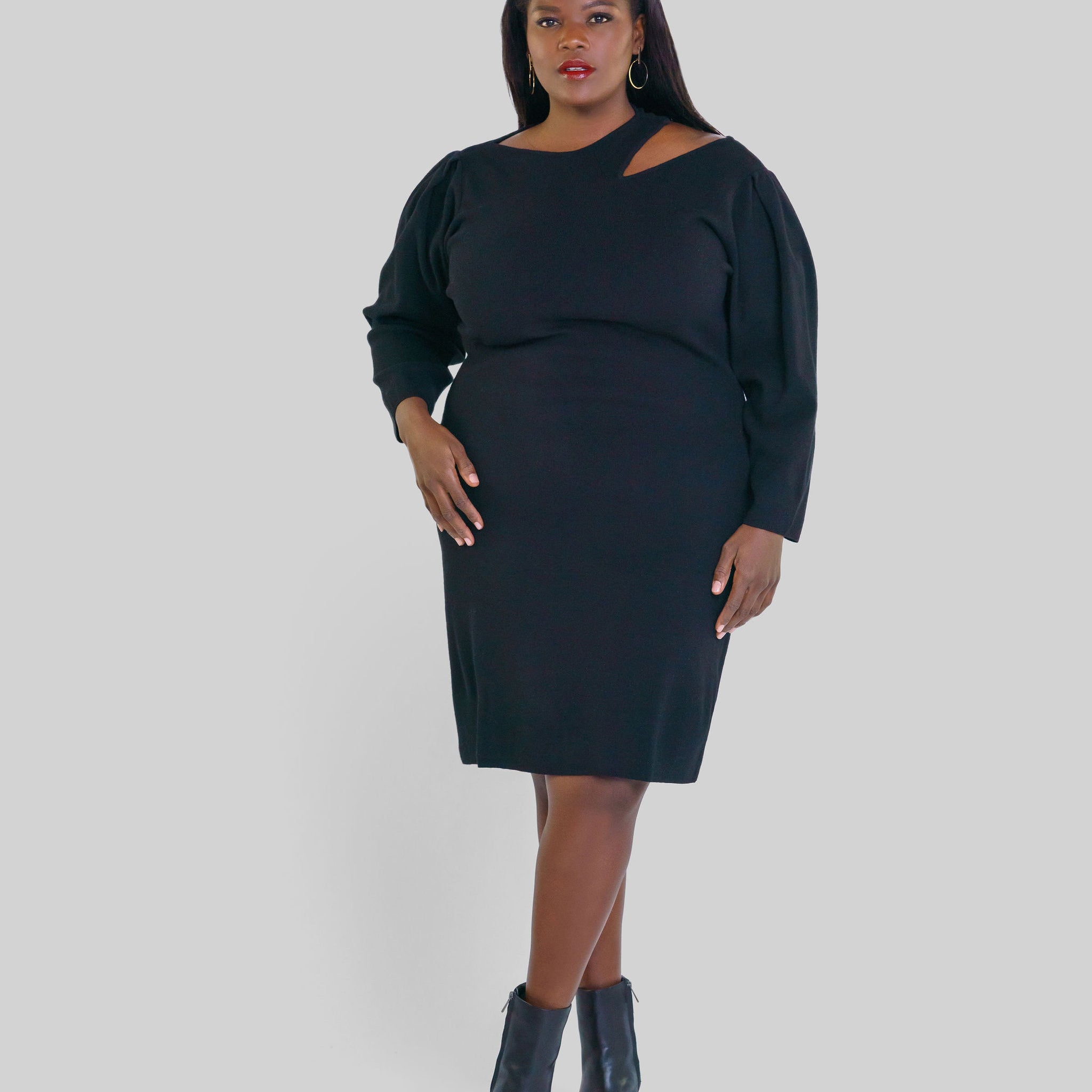 SWEATER DRESS plus-size - AMOUR781