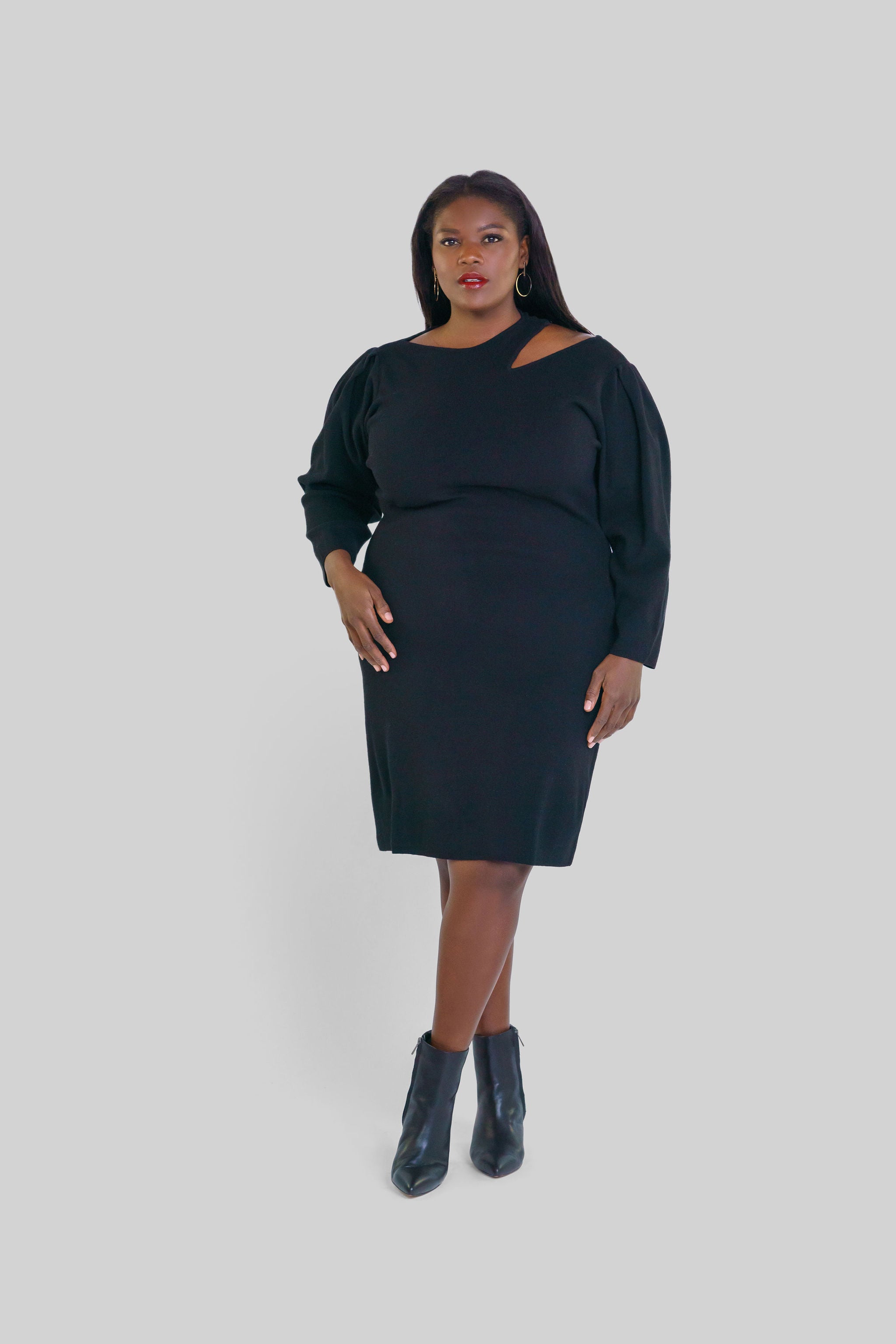 SWEATER DRESS plus-size - AMOUR781