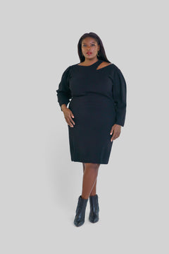 SWEATER DRESS plus-size - AMOUR781