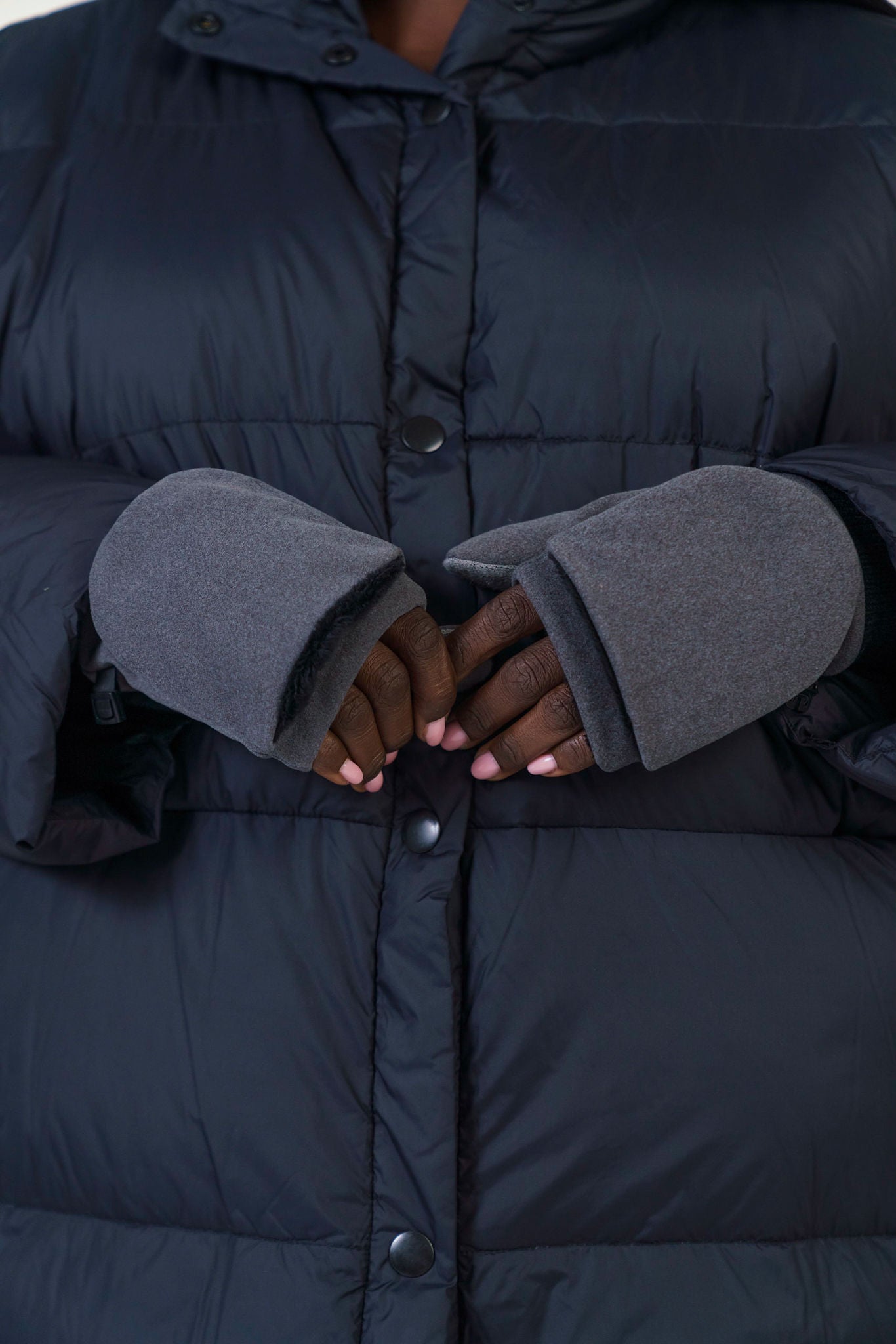 COZY STRETCH TOUCH POP TOP GLOVES plus-size - AMOUR781