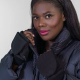 COZY STRETCH TOUCH POP TOP GLOVES plus-size - AMOUR781