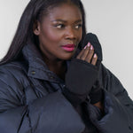 COZY STRETCH TOUCH POP TOP GLOVES plus-size - AMOUR781