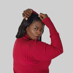 SOFT RIBBED BODYSUIT plus-size - AMOUR781