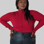 SOFT RIBBED BODYSUIT plus-size - AMOUR781