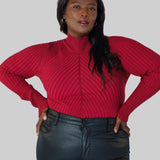 SOFT RIBBED BODYSUIT plus-size - AMOUR781