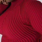 SOFT RIBBED BODYSUIT plus-size - AMOUR781