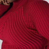 SOFT RIBBED BODYSUIT plus-size - AMOUR781