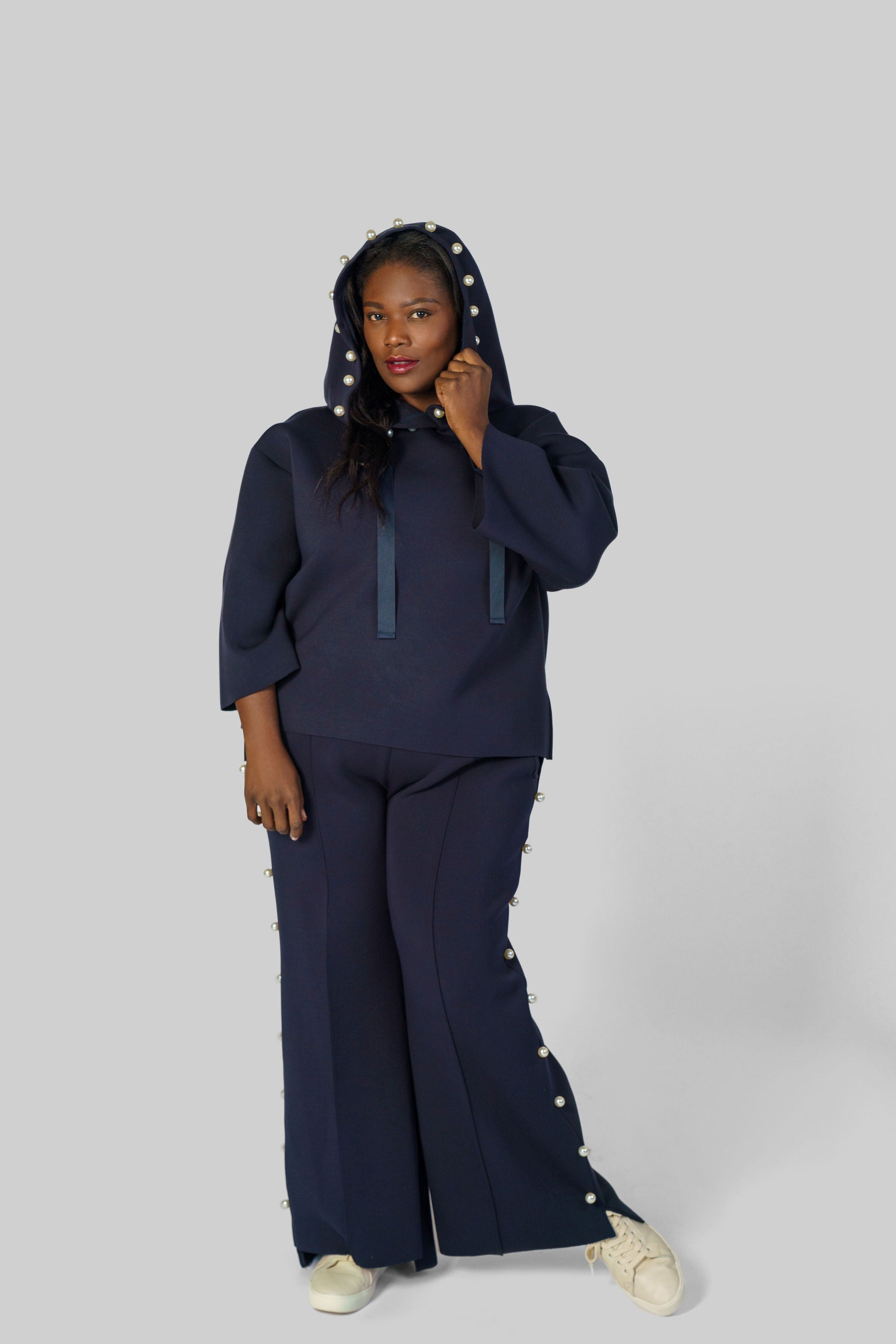 FRANCINE PEARL HOODIE plus-size - AMOUR781