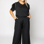 WOVEN PANT plus-size - AMOUR781