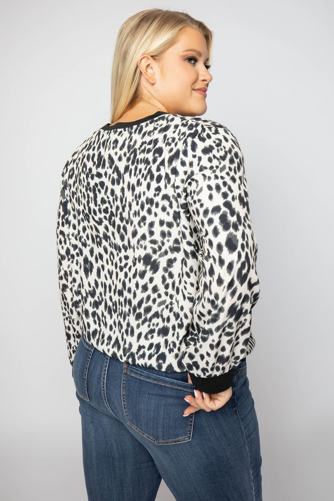WREN ANIMAL PRINT TOP - AMOUR781