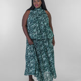 FLORAL BURST TOP plus-size - AMOUR781