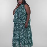 FLORAL BURST TOP plus-size - AMOUR781