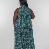 FLORAL BURST TOP plus-size - AMOUR781