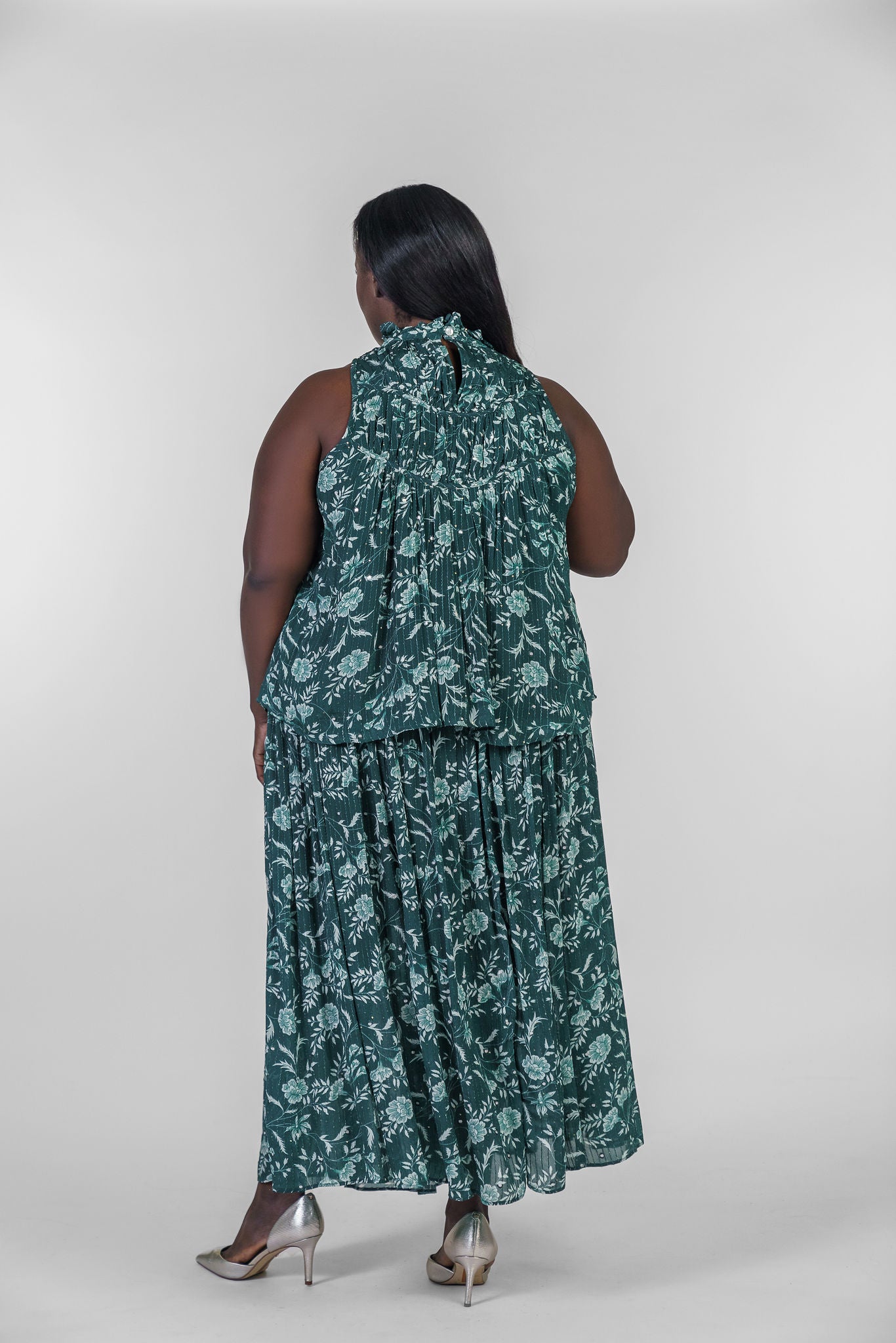 FLORAL BURST TOP plus-size - AMOUR781