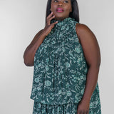 FLORAL BURST TOP plus-size - AMOUR781