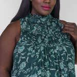 FLORAL BURST TOP plus-size - AMOUR781